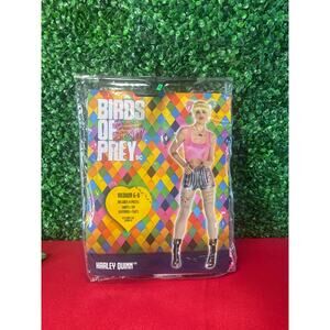 NWT Harley Quinn Birds of Prey Costume 4pc Set Women's Medium Sexy Co Play